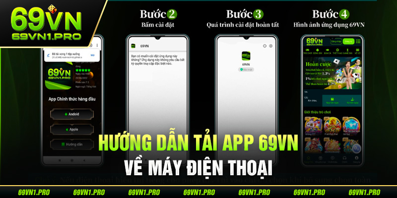 Tải app 69vn nhanh chóng, thuận tiện